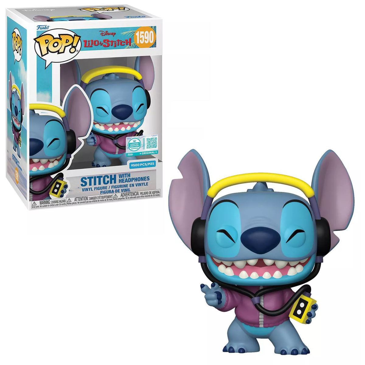 Funko POP! Disney Lilo & Stitch Stitch with Headphones Target
