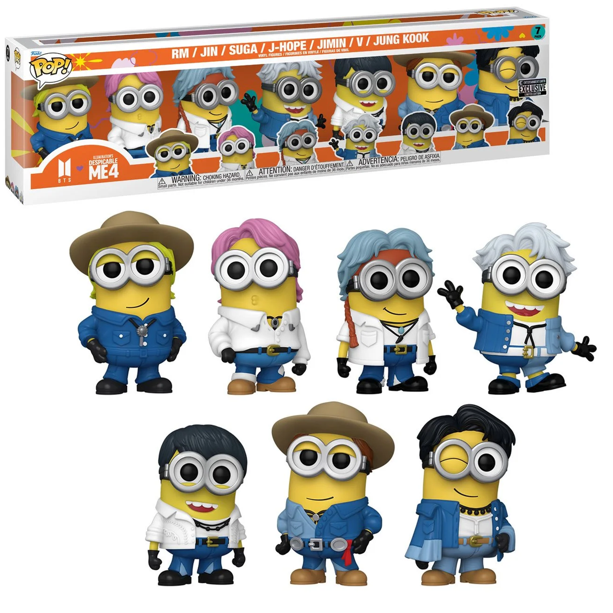 Funko Pop! RM De BTS X Minions – Figura De Vinilo De 9.5 Cm, Coleccionable Oficial Para Fans Del K-pop