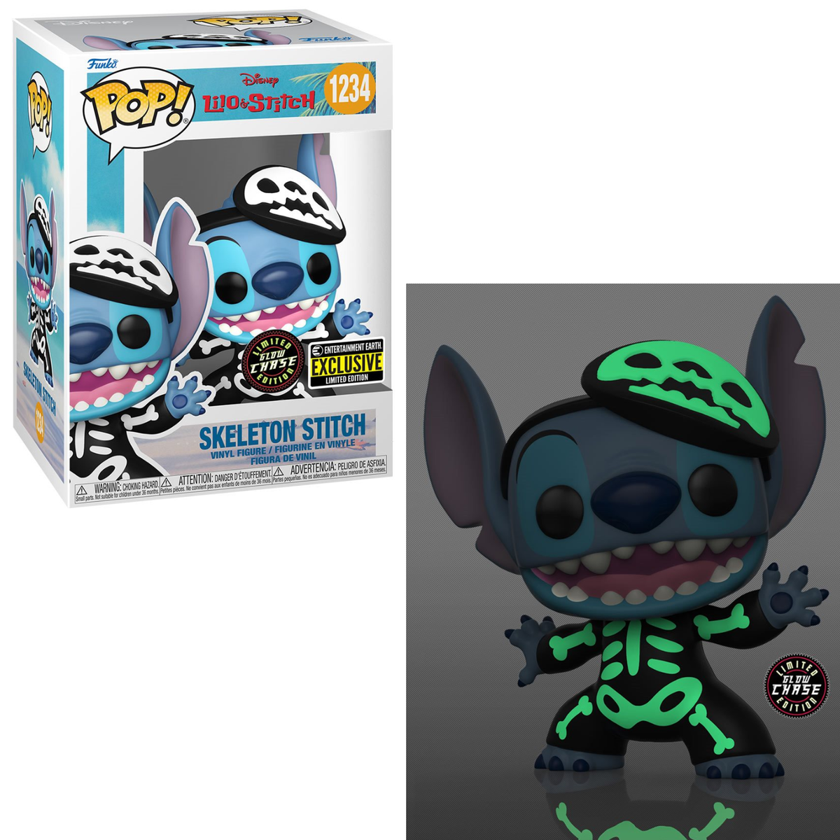 Funko POP! Disney Lilo & Stitch Skeleton Stitch Exclusive Regular – BigToes  Collectibles