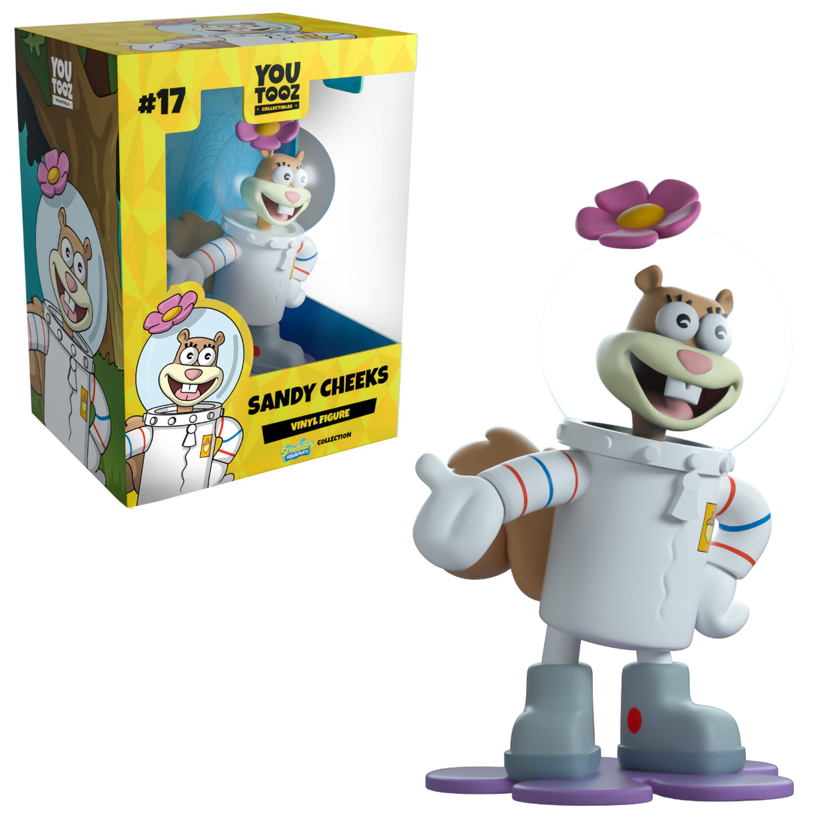Youtooz Sandy Cheeks Vinyl Figure - Spongebob Squarepants Collectible 4.7 Inch