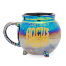 Load image into Gallery viewer, Disney Hocus Pocus Iridescent Cauldron Shaped Mug and Spoon Set