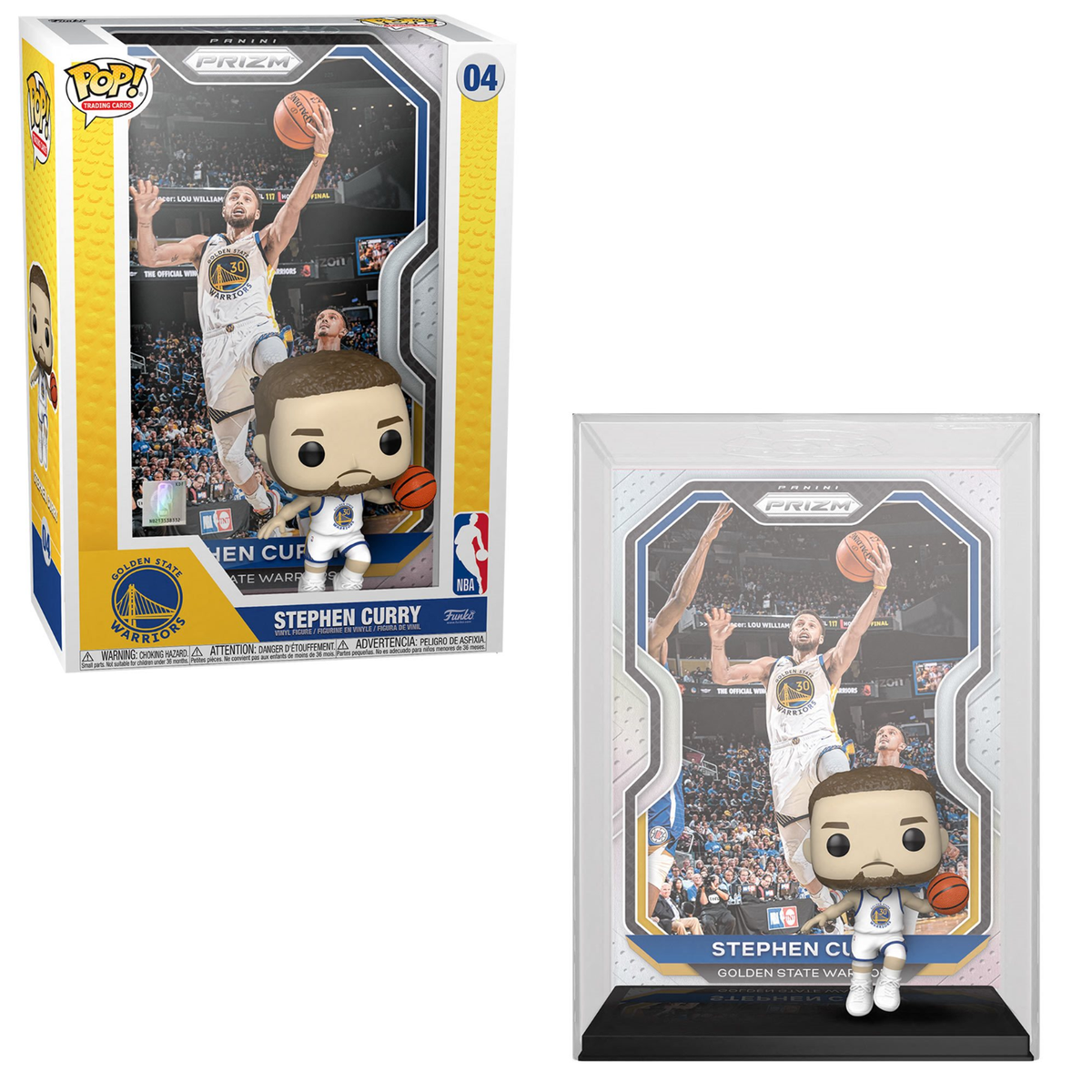 Funko POP! Sports NBA Panini Prizm Stephen Curry Trading Card with Cas –  BigToes Collectibles