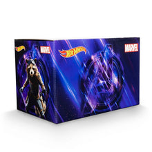 Load image into Gallery viewer, Hot Wheels Marvel Land Rover Defender 110 Pickup Truck with Hulk and Rocket