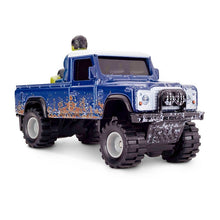 Load image into Gallery viewer, Hot Wheels Marvel Land Rover Defender 110 Pickup Truck with Hulk and Rocket