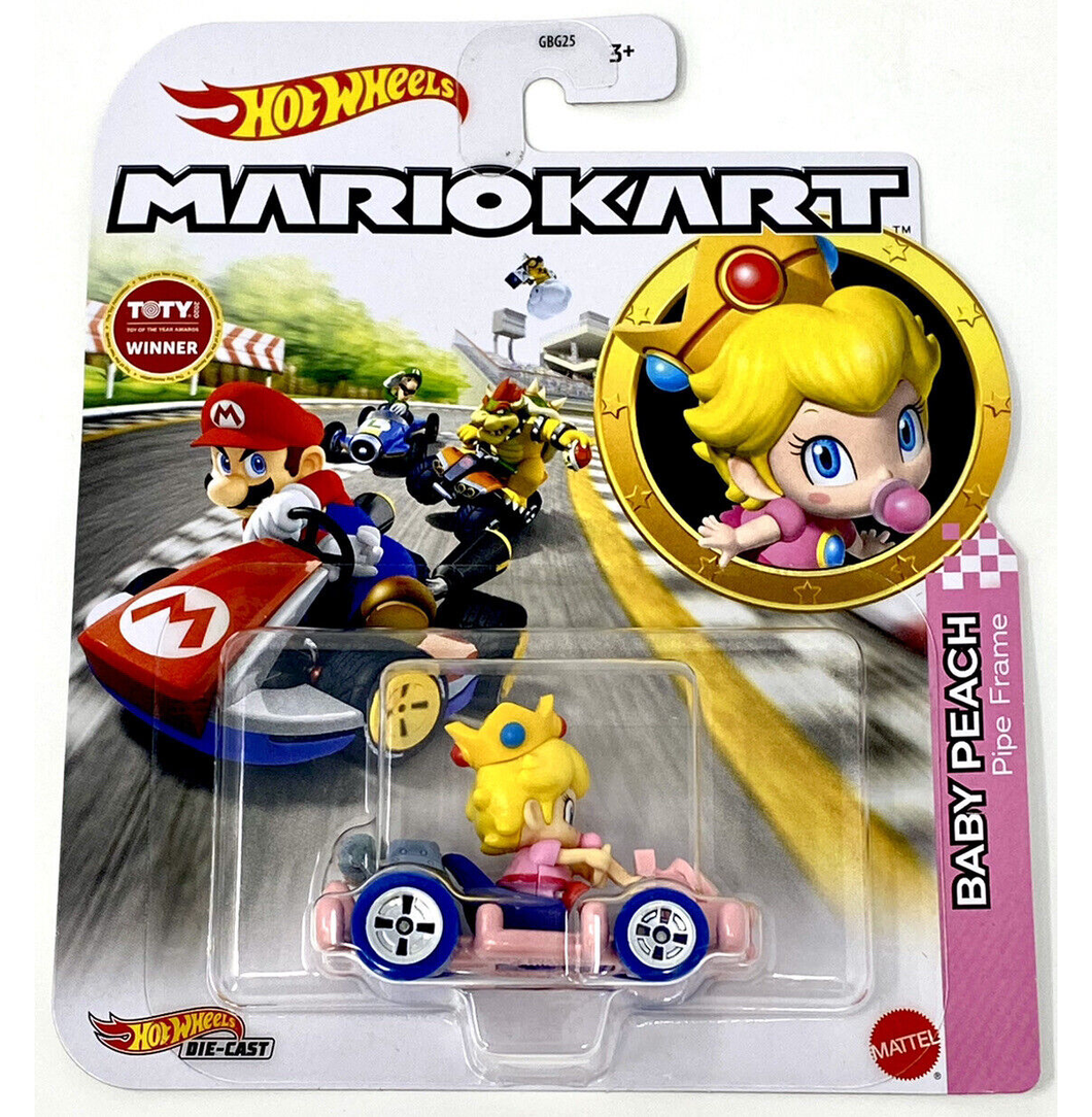 Hot Wheels Nintendo Mario Kart Baby Peach