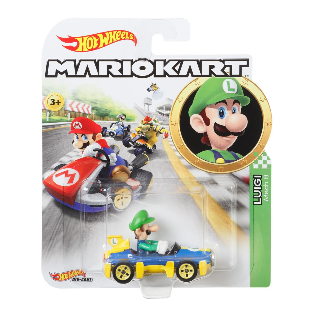 Hot Wheels Nintendo Mario Kart Luigi