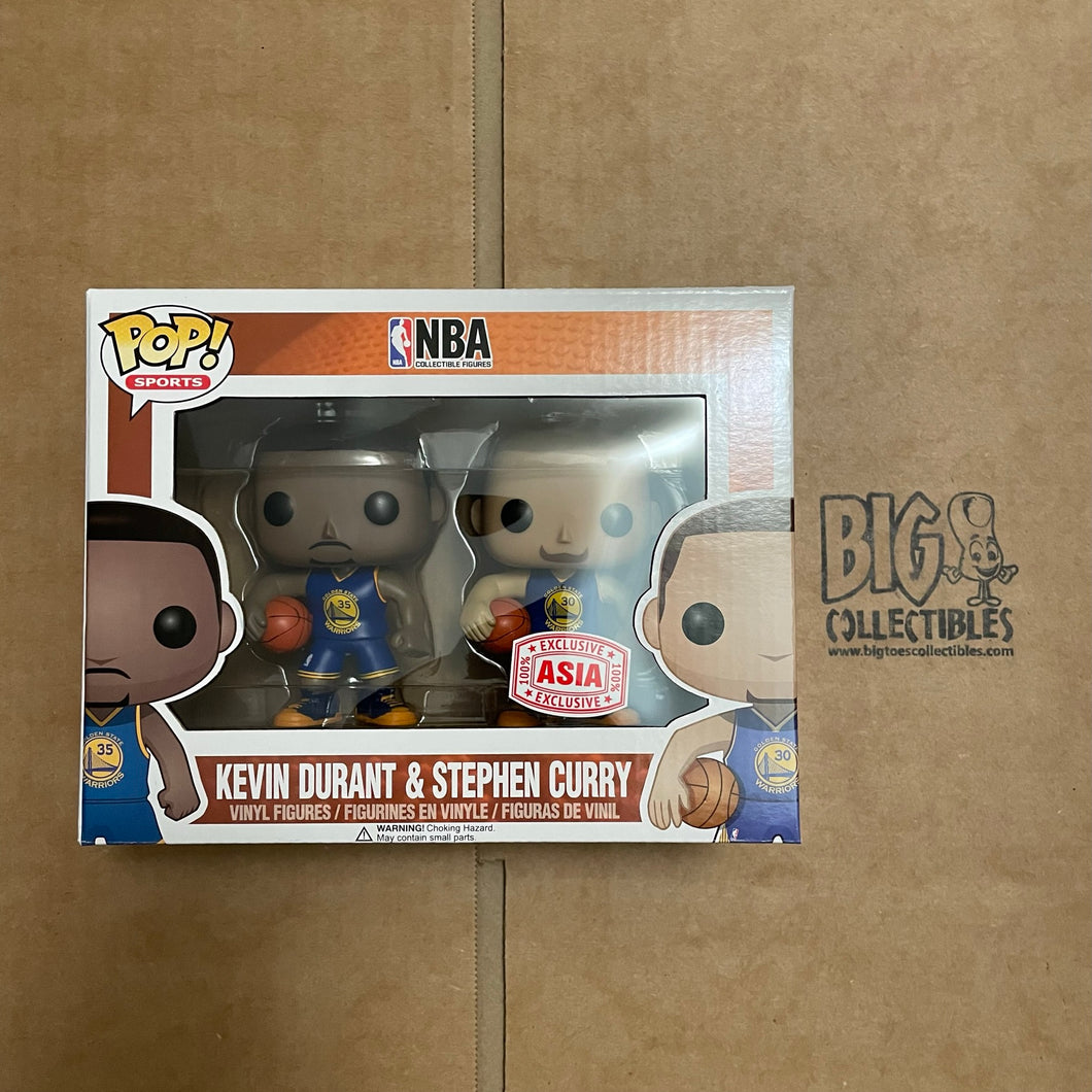 Funko POP! Sports NBA Golden State Warriors Kevin Durant Stephen Curry 2 Pack Asia Exclusive