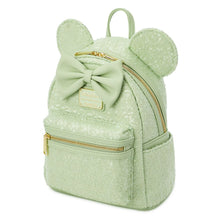 Load image into Gallery viewer, Loungefly Disney Minnie Mouse Sequined Mint Mini Backpack