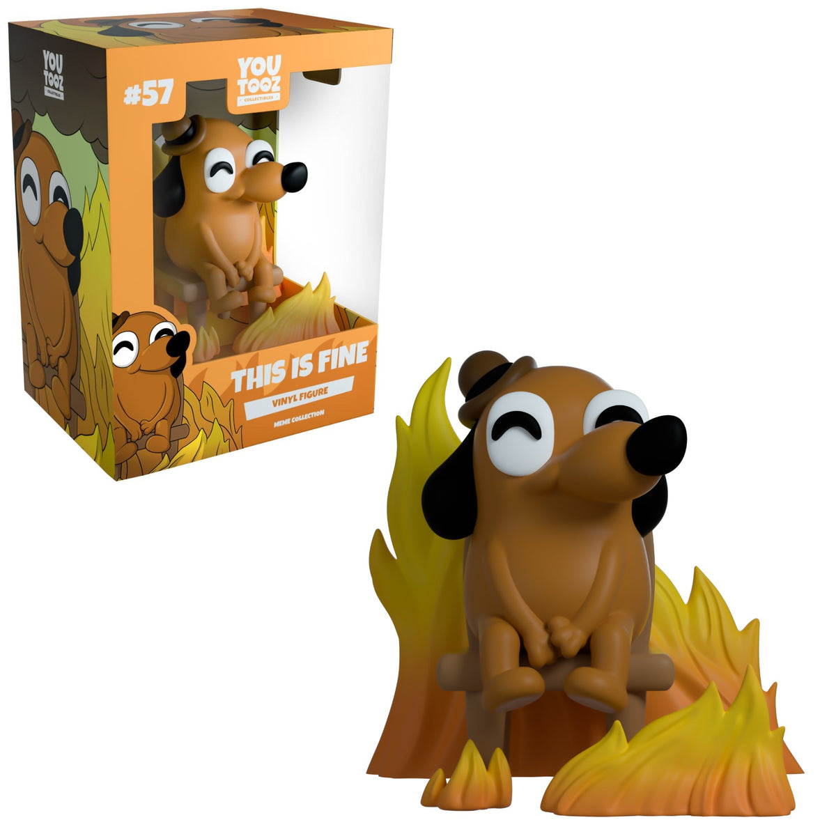 Youtooz Meme This is Fine Dog – BigToes Collectibles