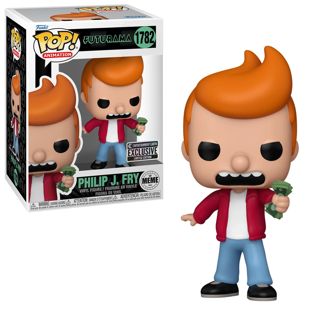 Funko POP! Animation Futurama Philip J Fry Shut Up and Take My Money EE Exclusive