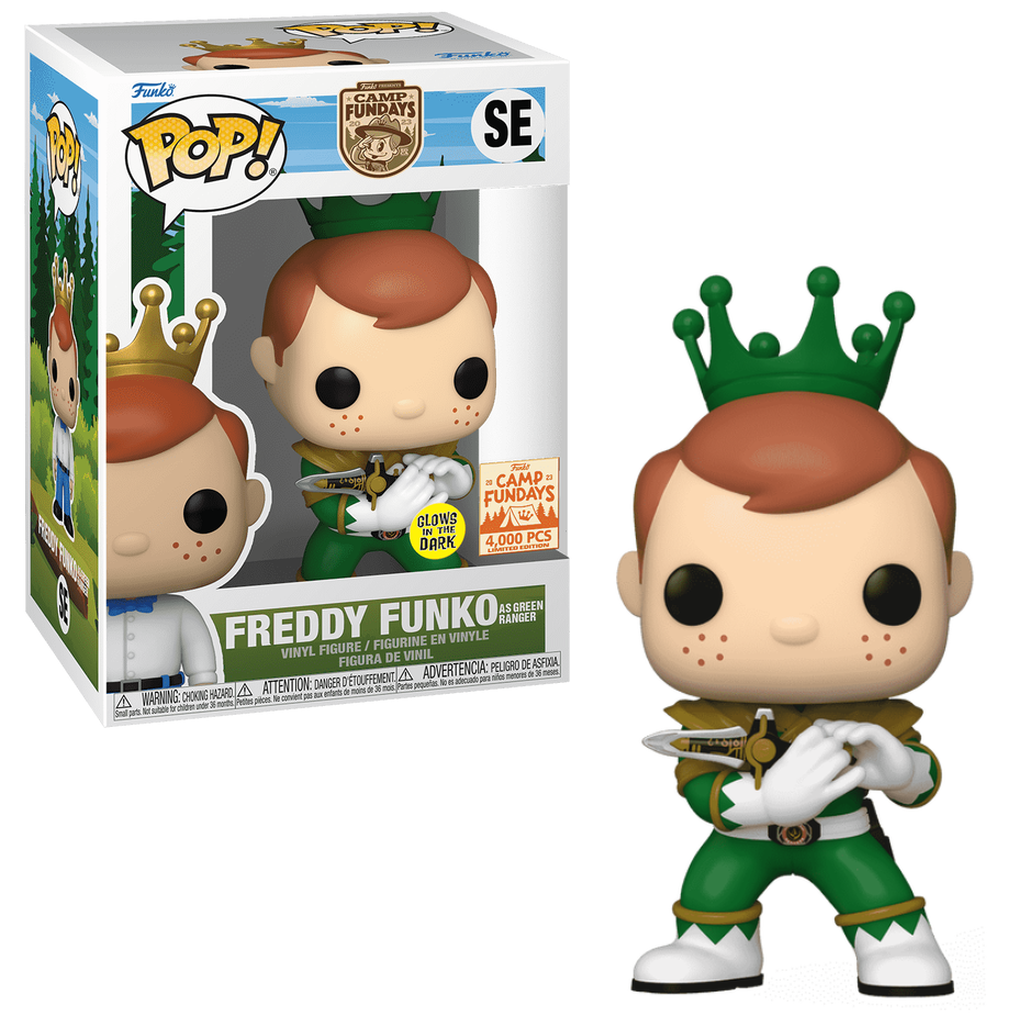 Funko POP! Camp Fundays 2023 Freddy Funko as Green Ranger Glow LE4000