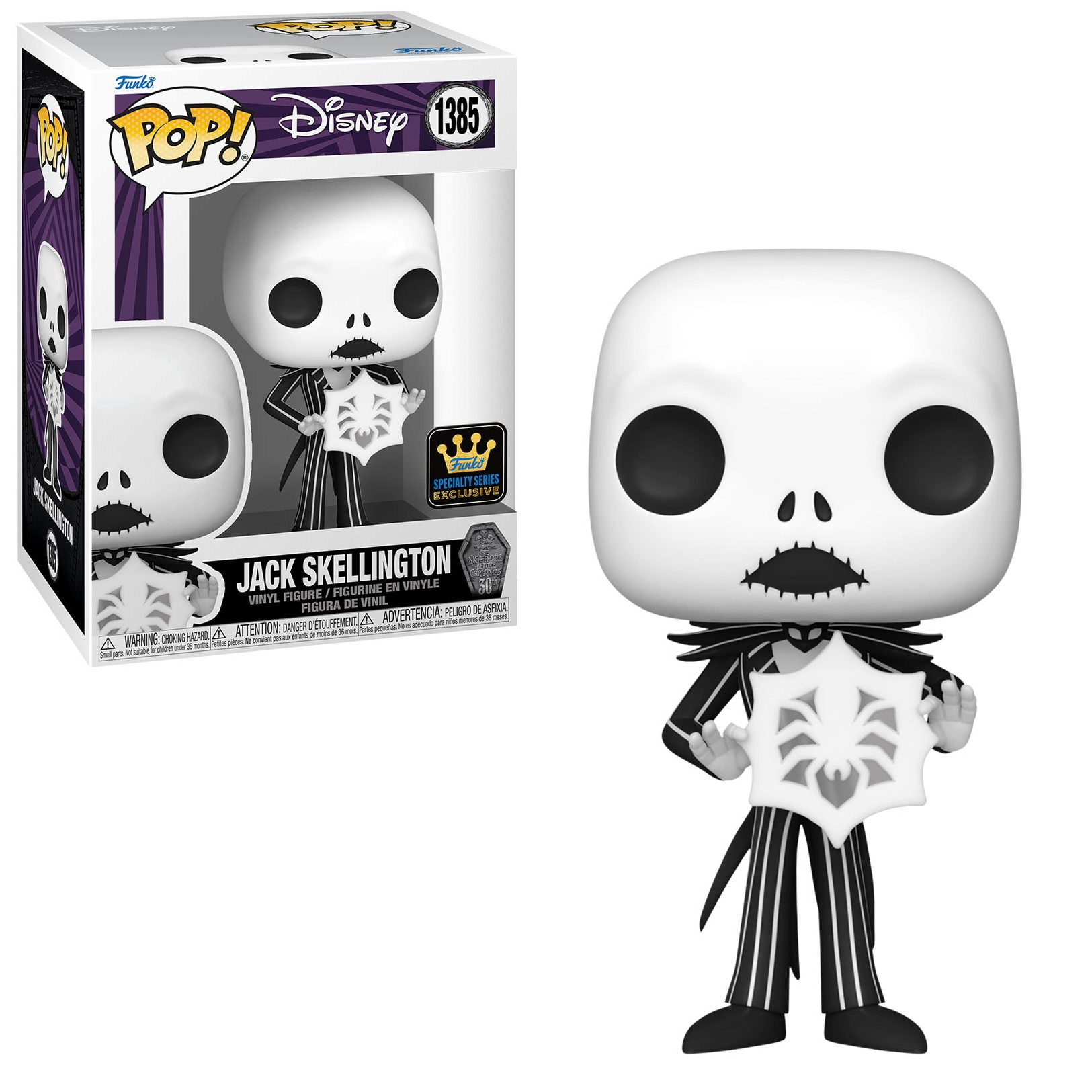 Funko POP Disney Nightmare Before Christmas Jack Skellington with Sno BigToes Collectibles
