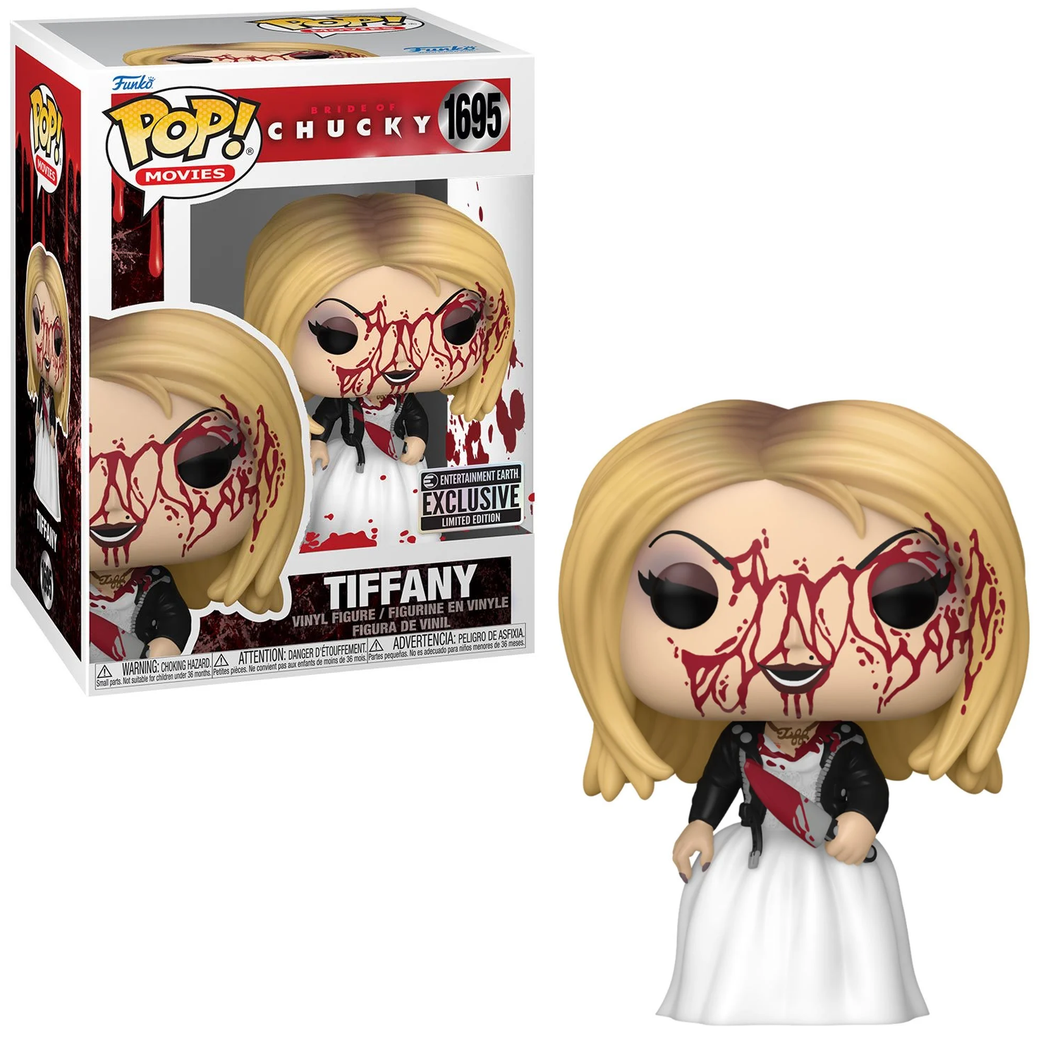 Funko POP! Movie Bride of Chucky Tiffany Bloody EE Entertainment Earth Exclusive