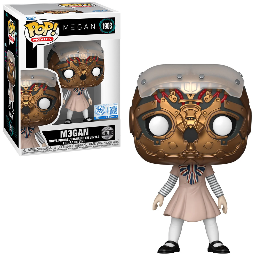 Funko POP! Movies M3GAN Metallic M3GAN EE Exclusive