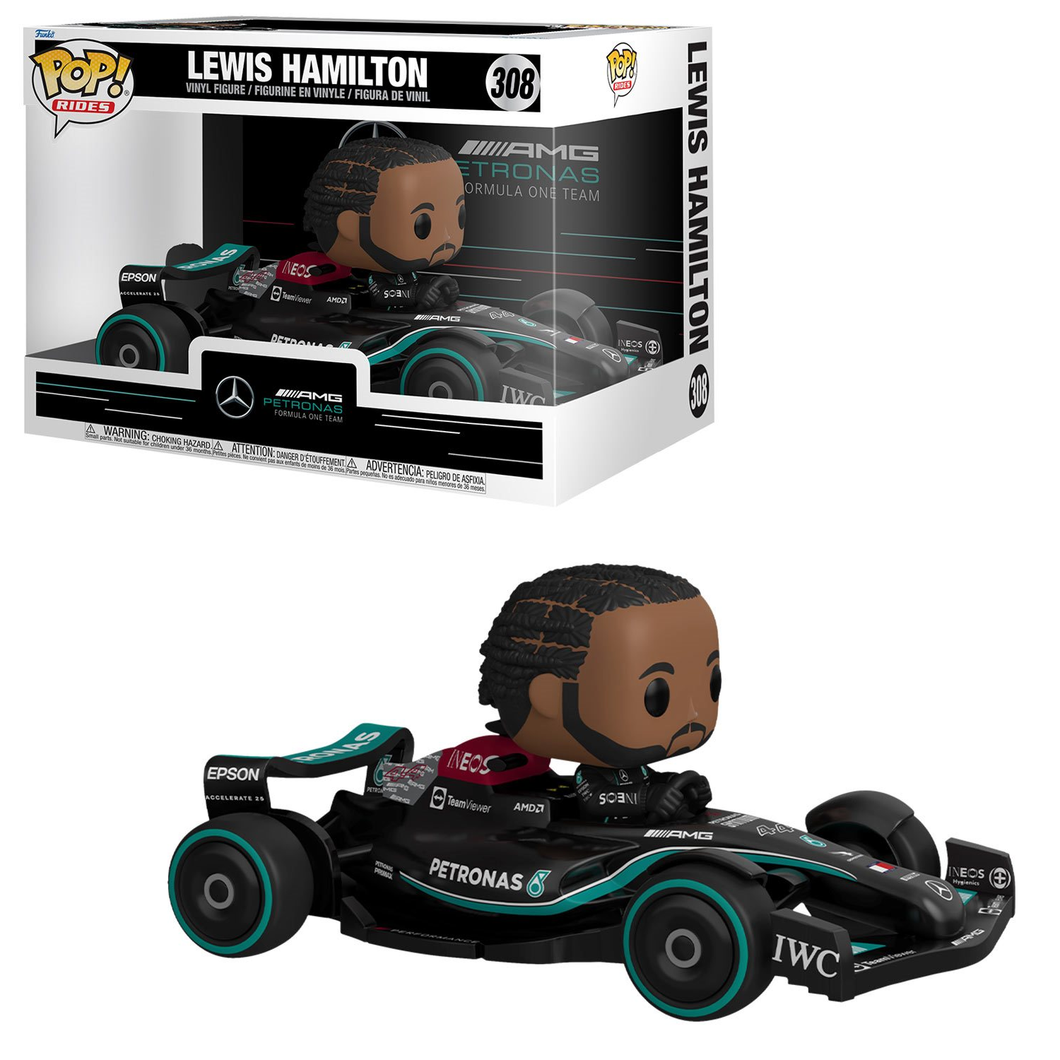 Funko POP! Rides Formula 1 Mercedes Lewis Hamilton Deluxe Ride