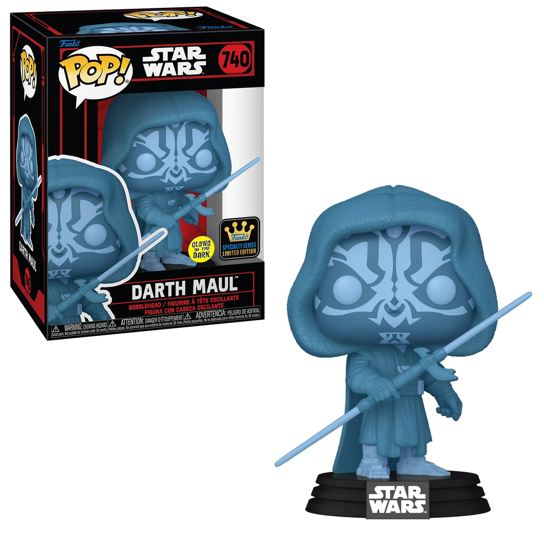 Funko POP! Star Wars Hologram Darth Maul Glow in the Dark Specialty Series