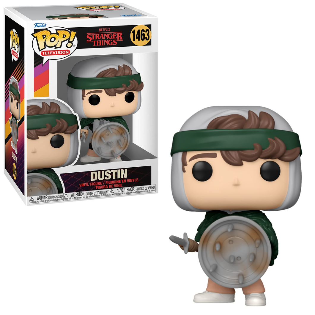 Funko POP! Television Stranger Things S4 Dustin with Shield