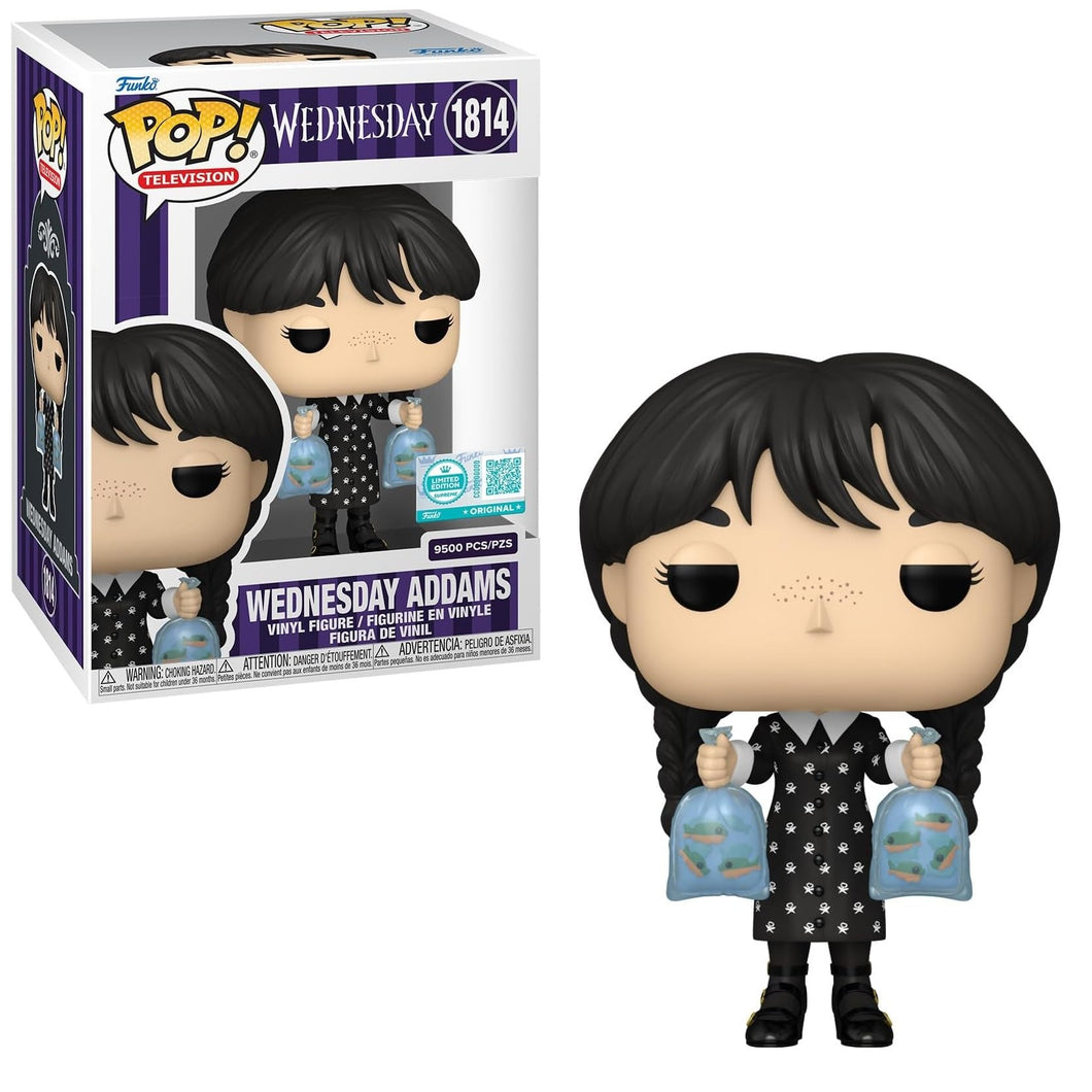 Funko POP! Television Wednesday Addams with Piranhas Amazon Exclusive LE9500
