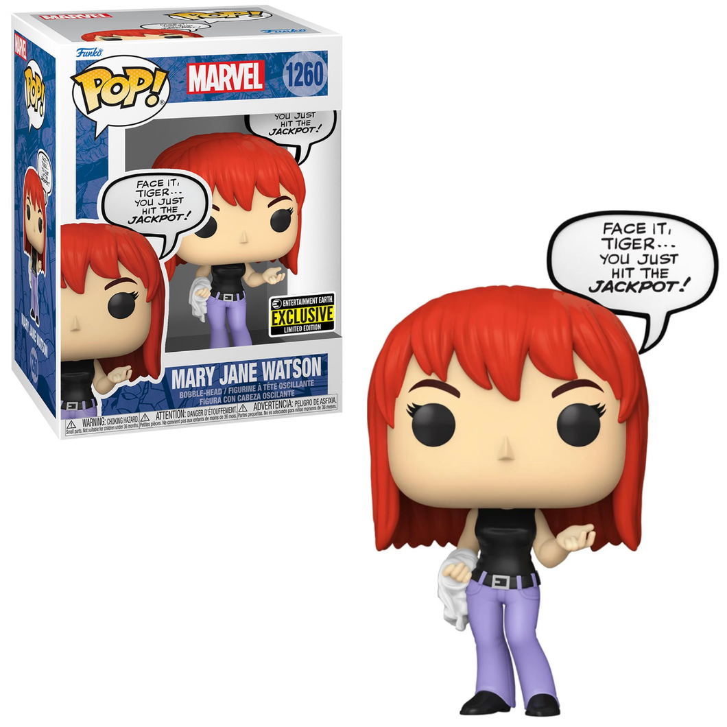 Funko POP! Marvel Spider-Man Mary Jane Watson EE Entertainment Earth Exclusive