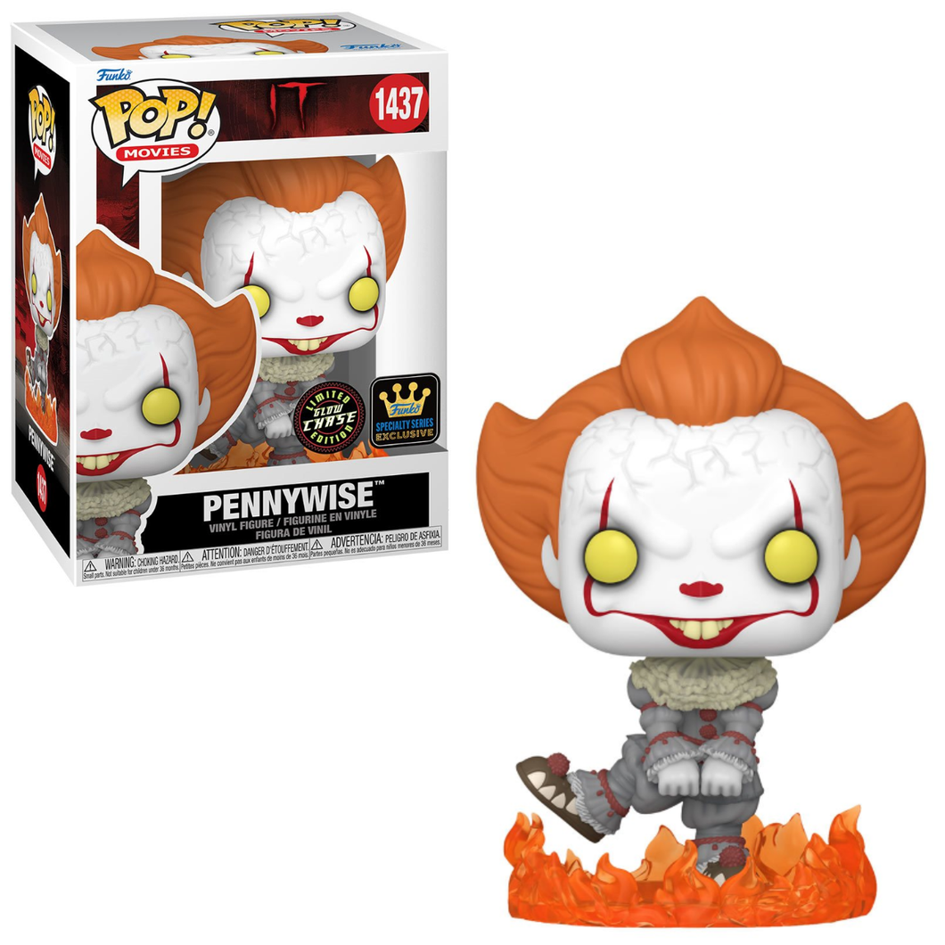Funko POP! Movies IT Dancing Pennywise Specialty Series Exclusive Glow Chase