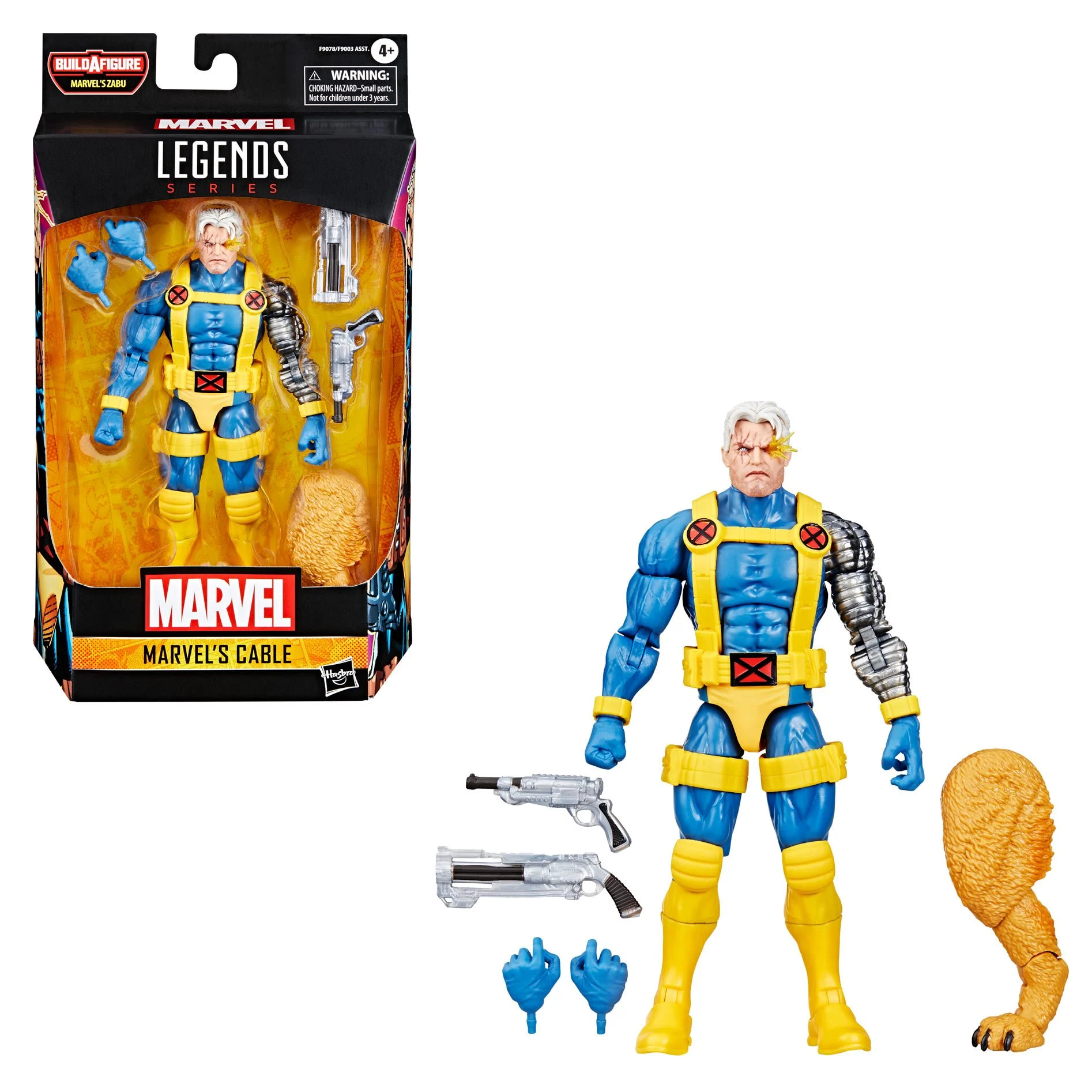 Hasbro Marvel Legends Zabu Series X-Men Cable Action Figure Hasbro Marvel Legends Zabu Series X-Men Cable Action Figure