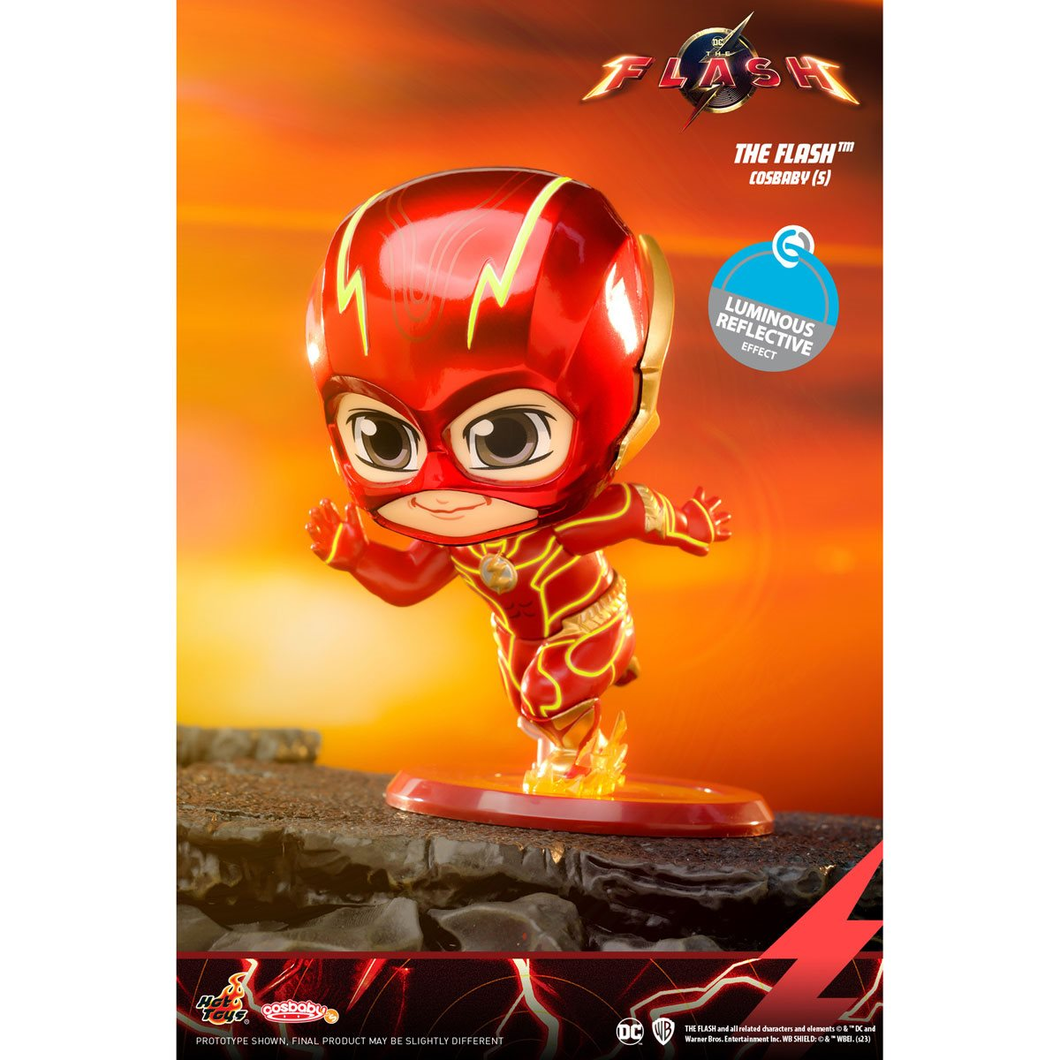 Hot Toys Cosbaby The Flash Movie Flash Luminous Reflective