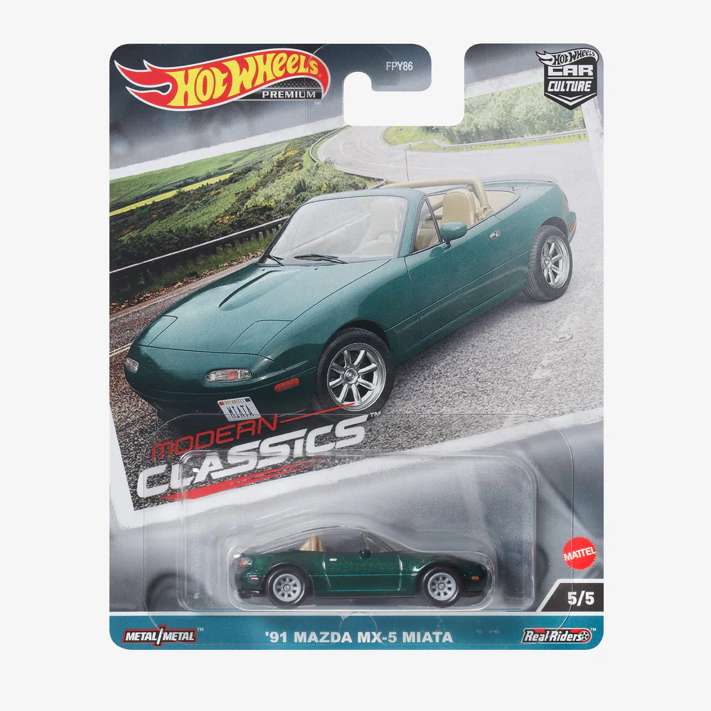 Hot Wheels Premium Modern Classics '91 Mazda MX-5 Miata