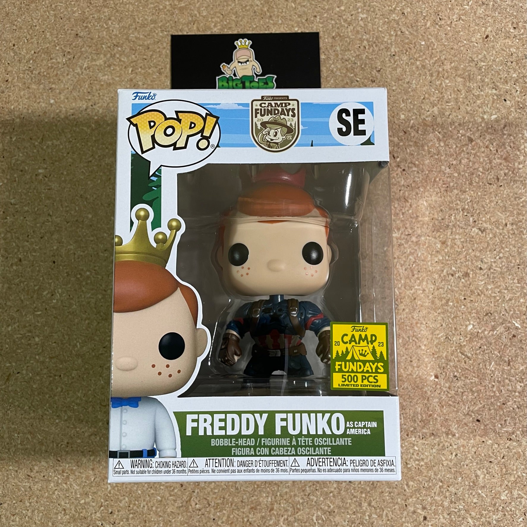 Funko Soda-Freddy Funko as sold Thor-Camp Fundays-LE2000