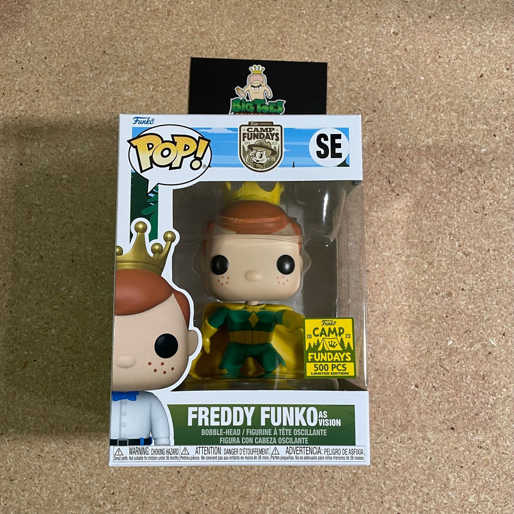 NEW FUNKO POP! PROTOMOA WOLVES 6,500 PCS CAMP FUNDAYS EXCLUSIVE MASCOT  FREDDY !!