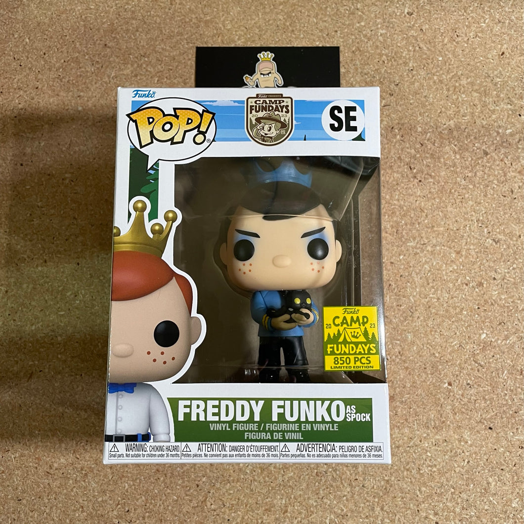 Funko POP! Camp Fundays 2023 Freddy Funko as Spock with Cat LE850