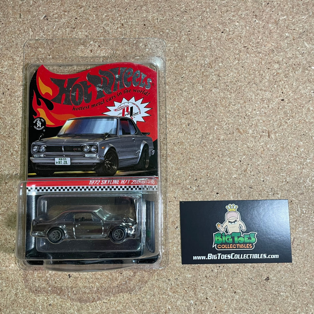 Hot Wheels 1972 Skyline H/T 2000GT-R RLC Red Line Club