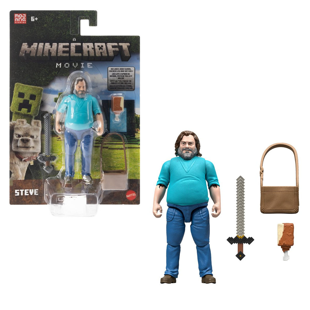 Mattel A Minecraft Movie Steve Action Figure