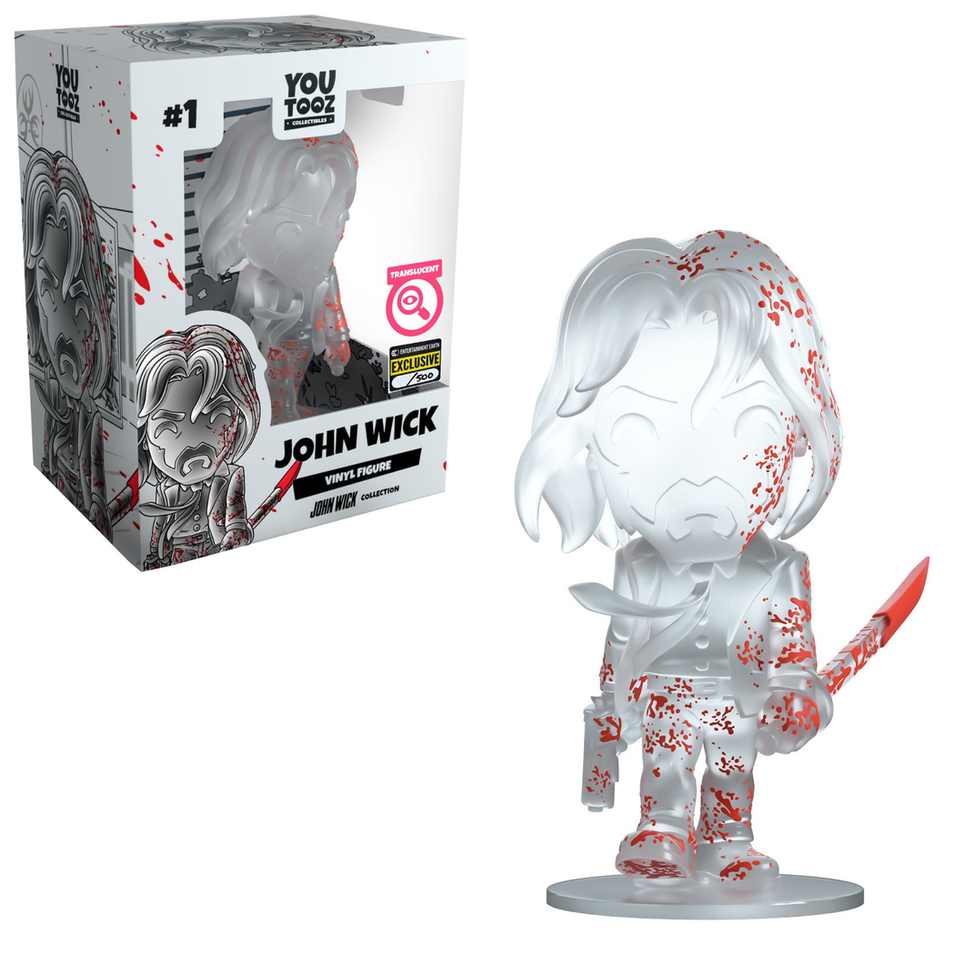Youtooz Movies John Wick Bloody Translucent Baba Yaga Edition Entertainment Earth Exclusive LE500