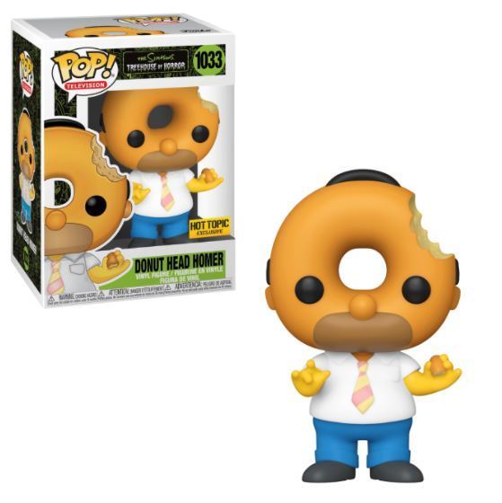 Funko POP! Television The Simpsons Treehouse of Horror Donut Head Homer Hot Topic Exclusive