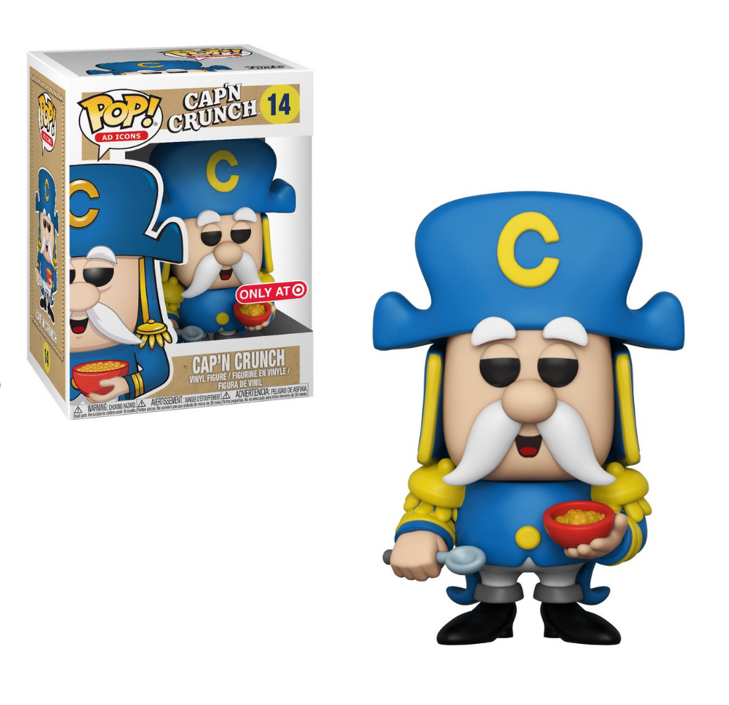 Funko POP! Ad Icons Cap'N Crunch Holding Cereal Bowl Target Exclusive