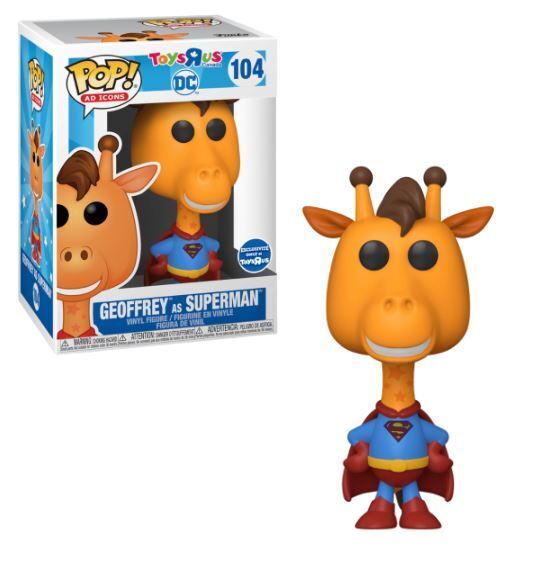 Funko POP! Ad Icons Toys R Us DC Canada Geoffrey as Superman