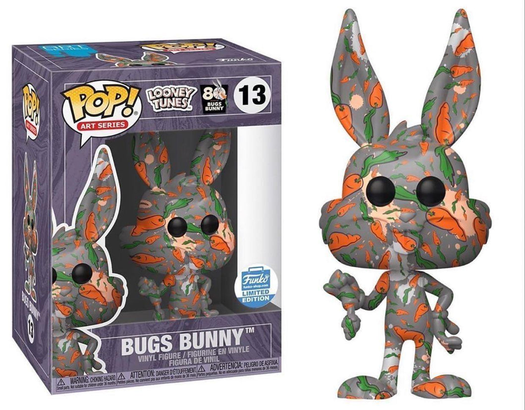 Funko POP! Animation Bugs Bunny Art Series Funko Shop Exclusive w Hard Stack