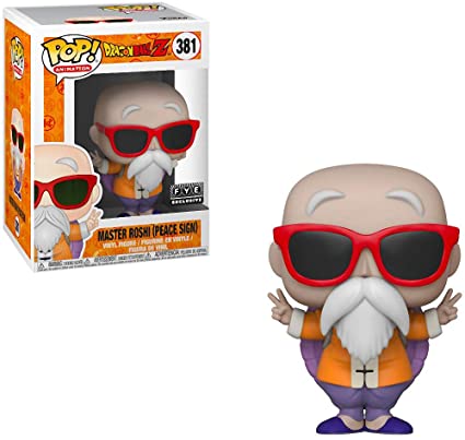 Funko POP! Animation Dragon Ball Z Master Roshi Peace Sign FYE Exclusive