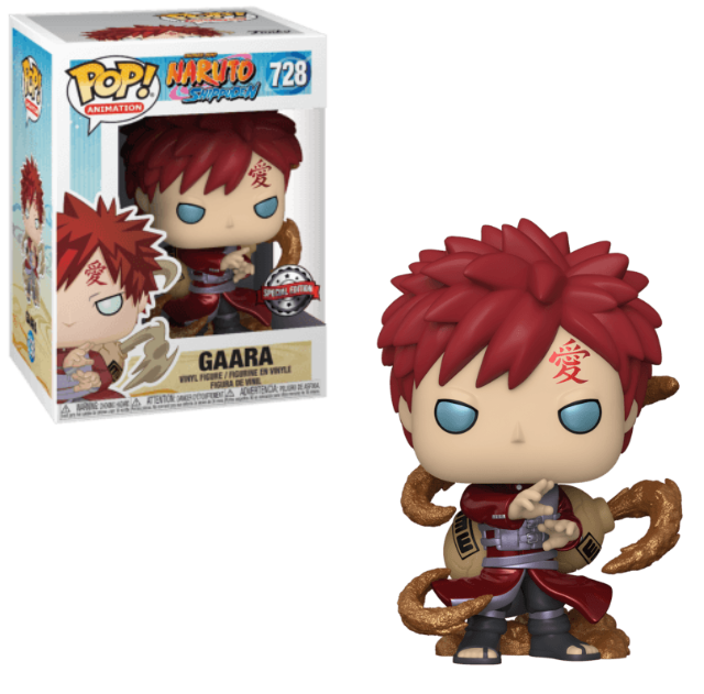 Funko POP! Animation Naruto Shippuden Gaara Metallic Exclusive