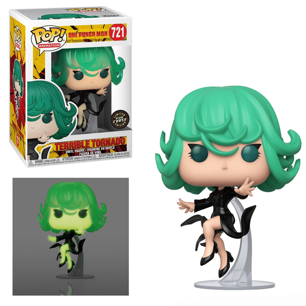 Funko POP! Animation One Punch Man Terrible Tornado Glow in the Dark Chase