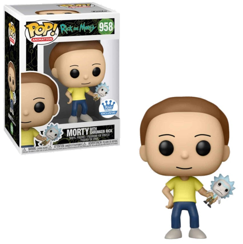 Funko POP! Animation Rick and Morty with Shrunken Rick Funko Shop Exclusive