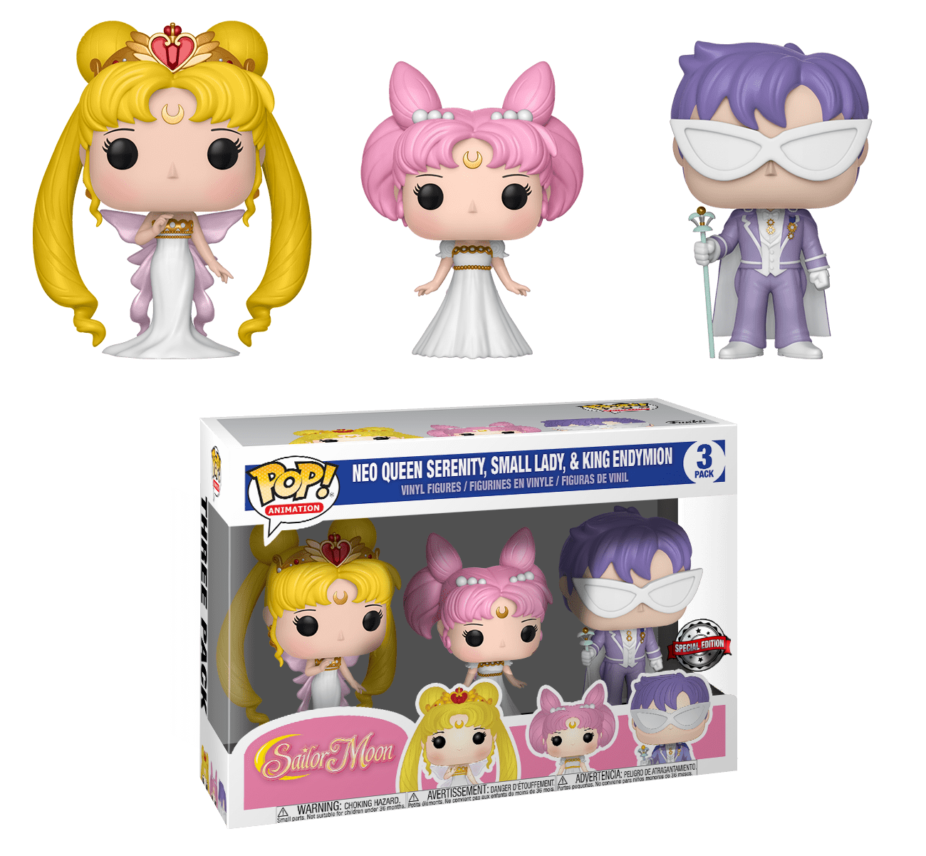 Funko POP! Animation Sailor Moon Neo Queen Serenity, Small Lady