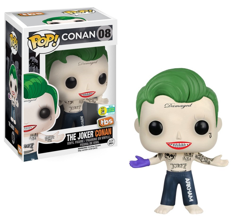 Funko POP! Conan O'Brien as DC The Joker SDCC Comic Con Exclusive