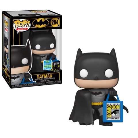 Funko POP! DC Heroes Batman Holding SDCC Bag Summer Convention Exclusive