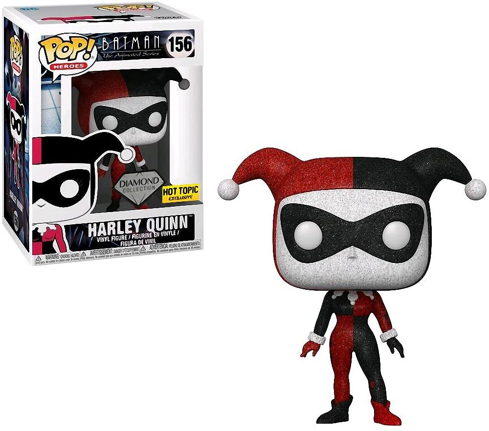 Funko POP! DC Heroes Batman The Animated Series Harley Quinn Diamond Collection Hot Topic Exclusive