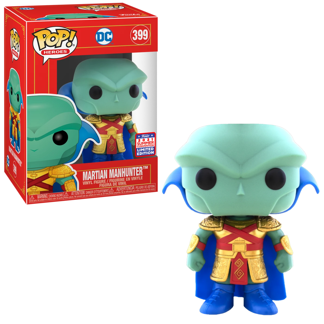 Funko POP! DC Heroes Martian Manhunter Imperial Summer Convention Exclusive