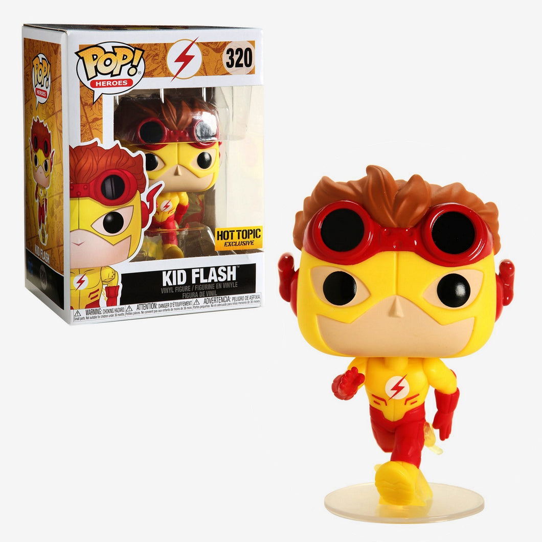 Funko POP! DC Heroes The Flash Kid Flash Hot Topic Exclusive