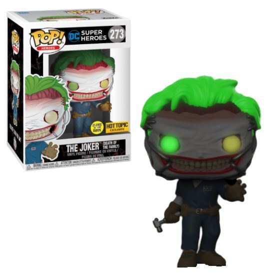 Funko POP! DC Heroes The Joker Death of the Family Glow in the Dark Hot Topic Exclusive