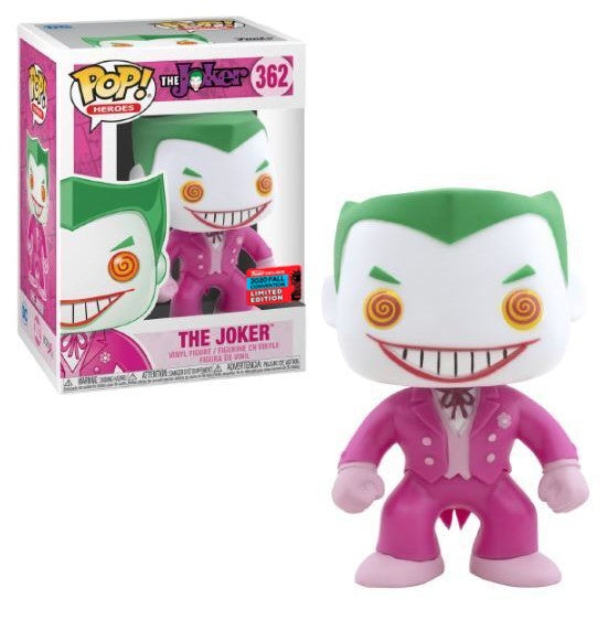 Funko POP! DC Heroes The Joker Pink Breast Cancer Awareness Fall Convention