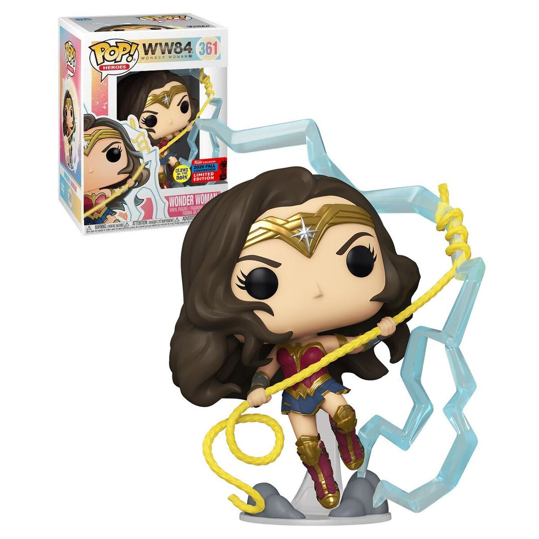Funko POP! DC Heroes WW84 Wonder Woman Glow in the Dark Fall Convention Exclusive